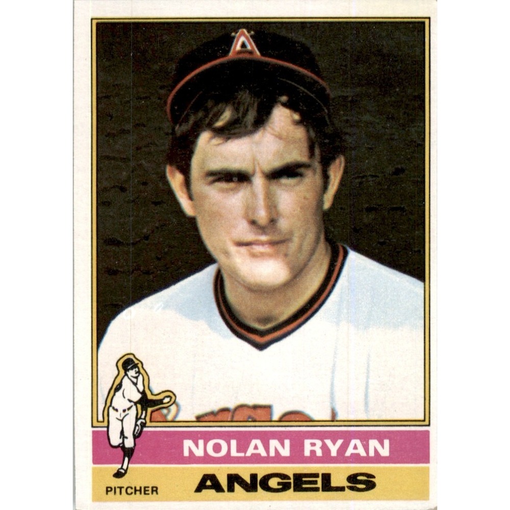 1976 Topps #330 Nolan Ryan California Angels EX